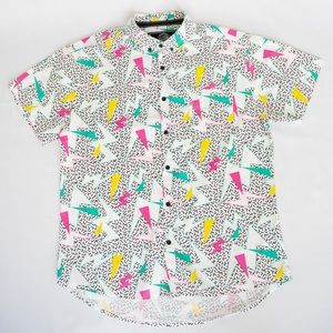 90s Retro Collard Shirt